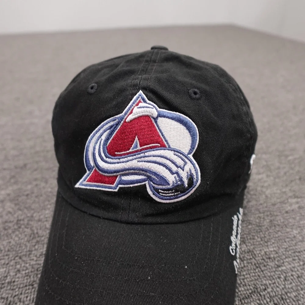 Colorado Avalanche Hat Cap Strap Back Mens One Size Black NHL Hockey Fanatics